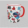 TAZA  STITCH NAVIDAD