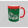TAZA CONEJO NAVIDAD