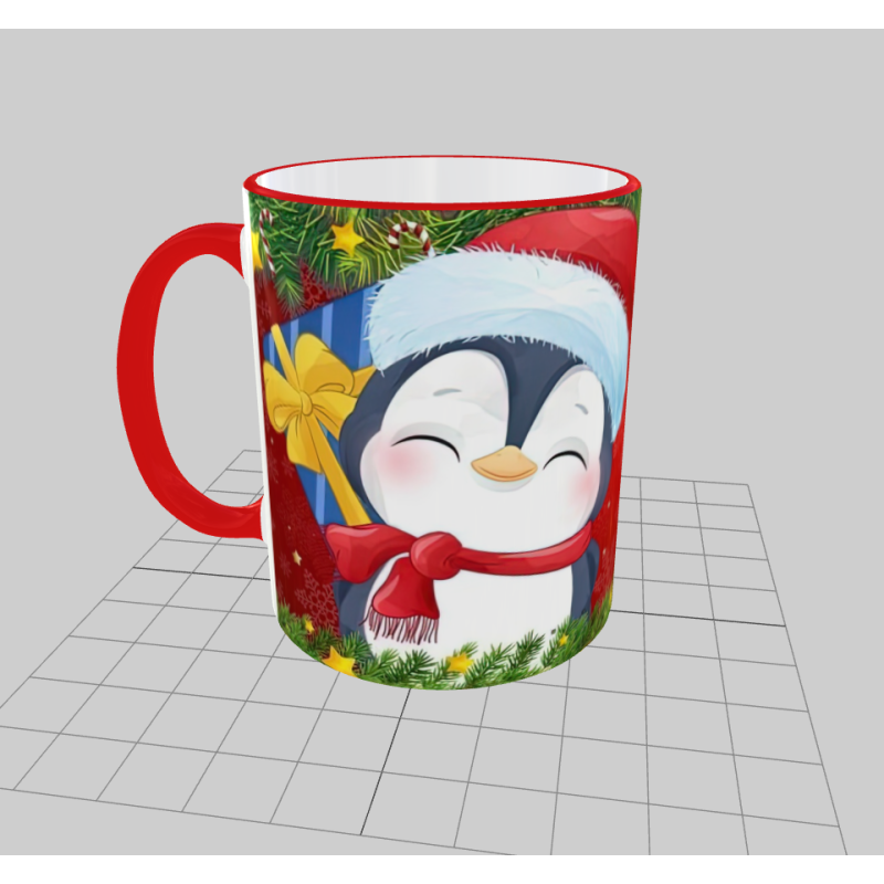 TAZA PINGUINO NAVIDAD