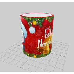TAZA PINGUINO NAVIDAD
