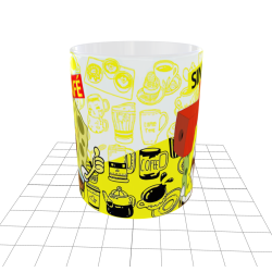 TAZA BOB ESPONJA CON O SIN CAFÉ