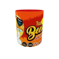 TAZA AMOR SIMIL CHEETOS