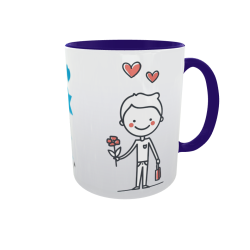 TAZA AMOR MEJOR NOVIO