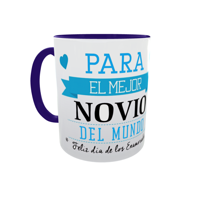 TAZA AMOR MEJOR NOVIO
