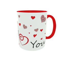 TAZA AMOR I LOVE YOU