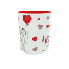 TAZA AMOR I LOVE YOU