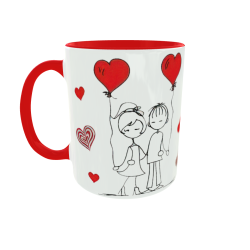 TAZA AMOR I LOVE YOU