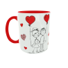TAZA AMOR I LOVE YOU